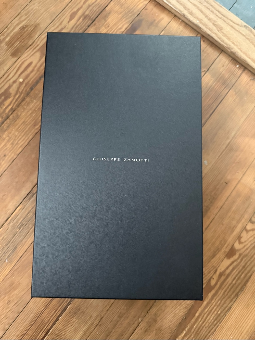 Giuseppe Zanotti Black Logo Shoe Box